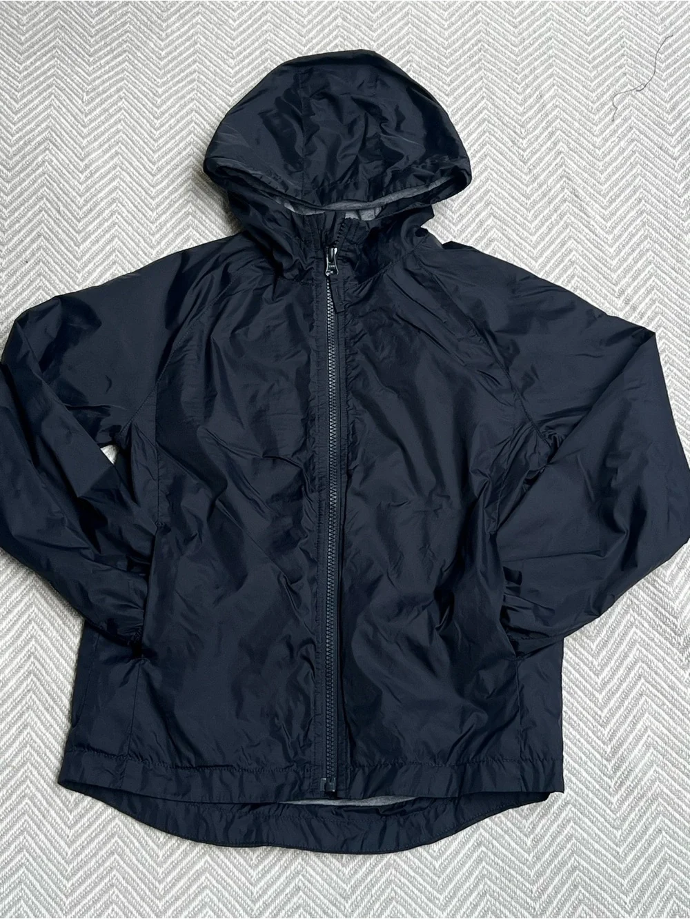 Place Kids Navy Hooded Windbreaker Jacket